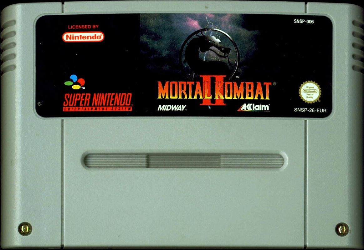 Mortal Kombat Ii Cover Or Packaging Material Mobygames 