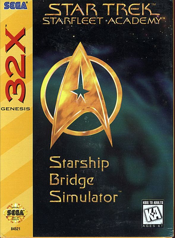 Front Cover for Star Trek: Starfleet Academy - Starship Bridge Simulator (SEGA 32X)