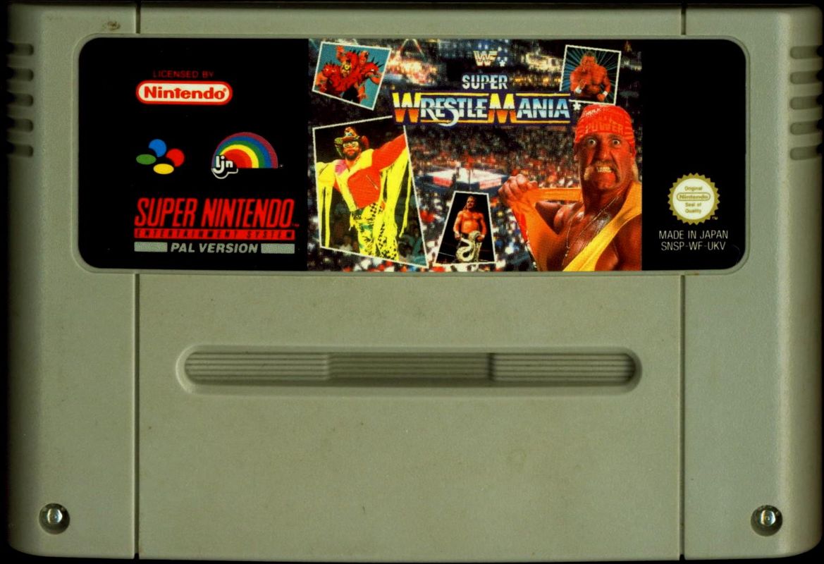 Media for WWF Super WrestleMania (SNES)