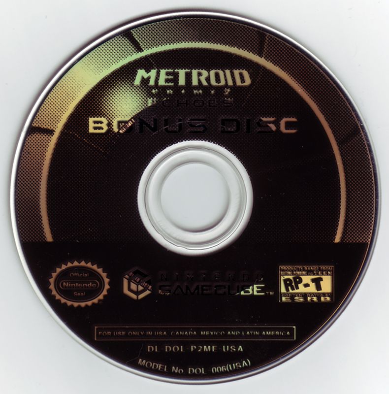 Media for Metroid Prime 2: Echoes (GameCube): Bonus Disc