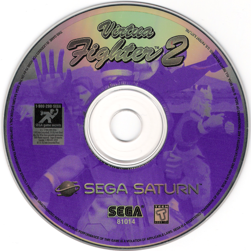 Media for Virtua Fighter 2 (SEGA Saturn)