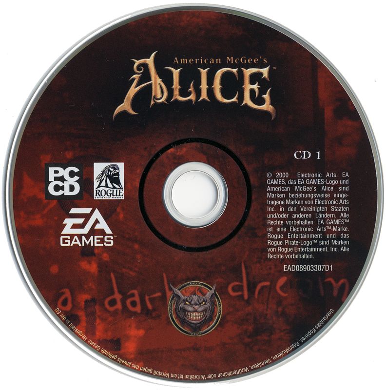 Media for American McGee's Alice (Windows): Disc 1