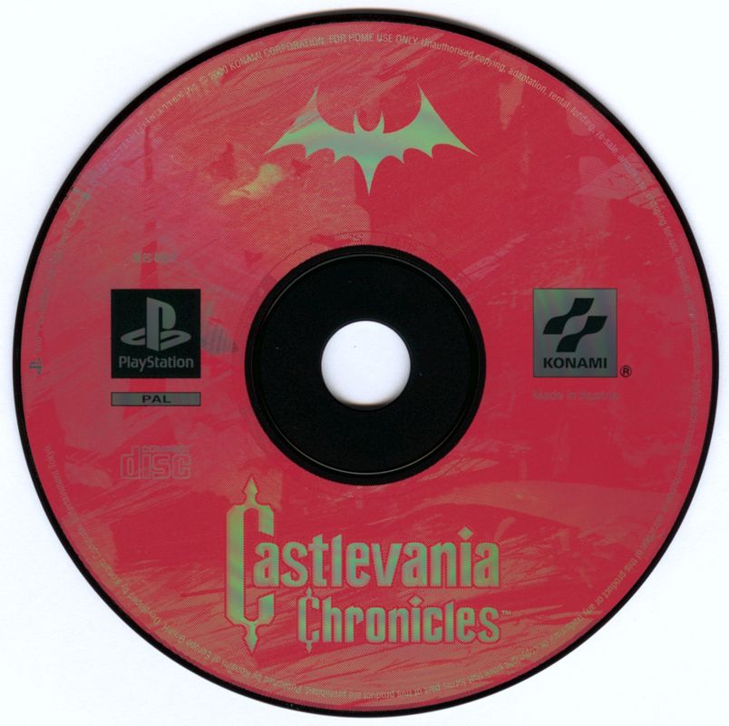 Media for Castlevania Chronicles (PlayStation)