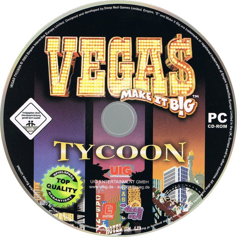 Media for Vegas Tycoon (Windows) (Solid Games release)
