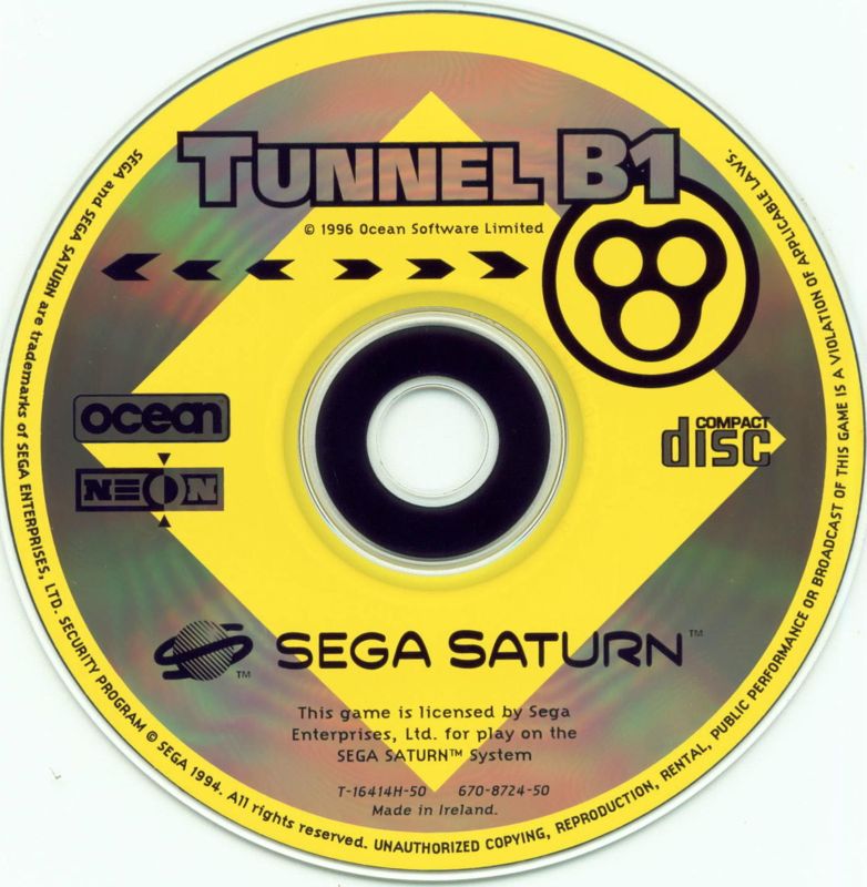 Media for Tunnel B1 (SEGA Saturn)