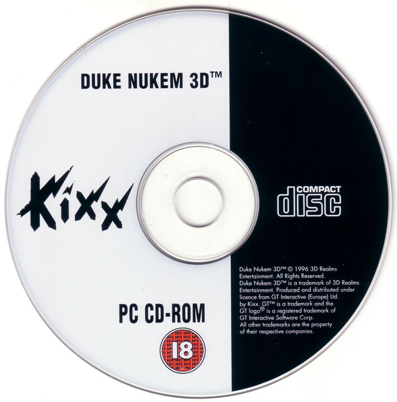 Media for Duke Nukem 3D (DOS) (Kixx release)