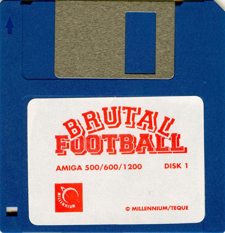 Media for Brutal Sports Football (Amiga): Disk 1/2