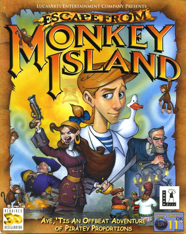 Front Cover for Escape from Monkey Island (Windows)