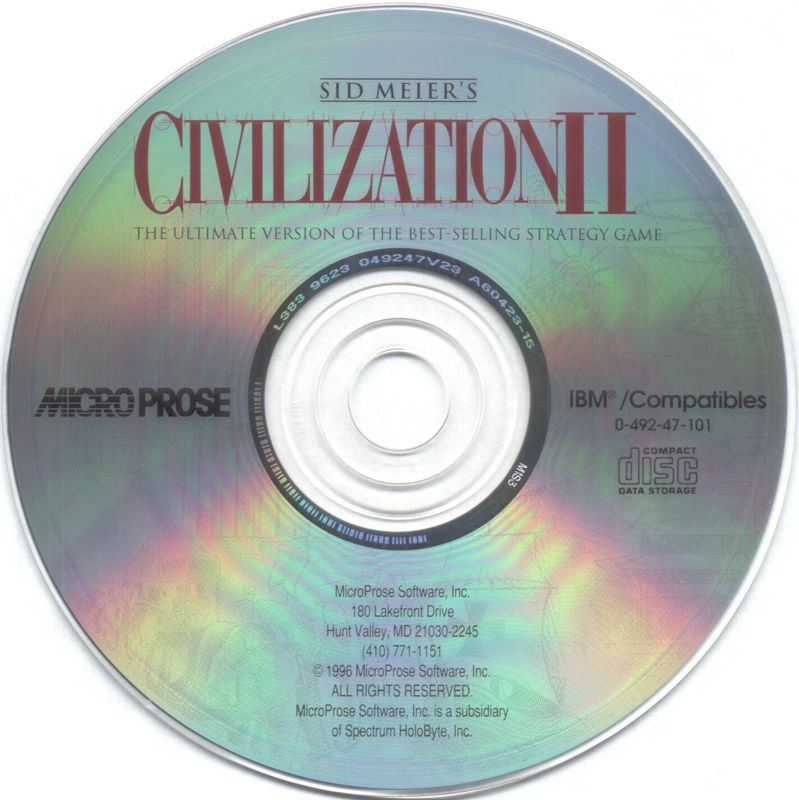 Media for Sid Meier's Civilization II (Windows 16-bit)