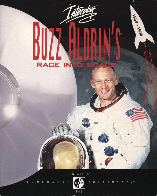 Front Cover for Buzz Aldrin's Race into Space (DOS) (Enhanced CD-ROM Edition)