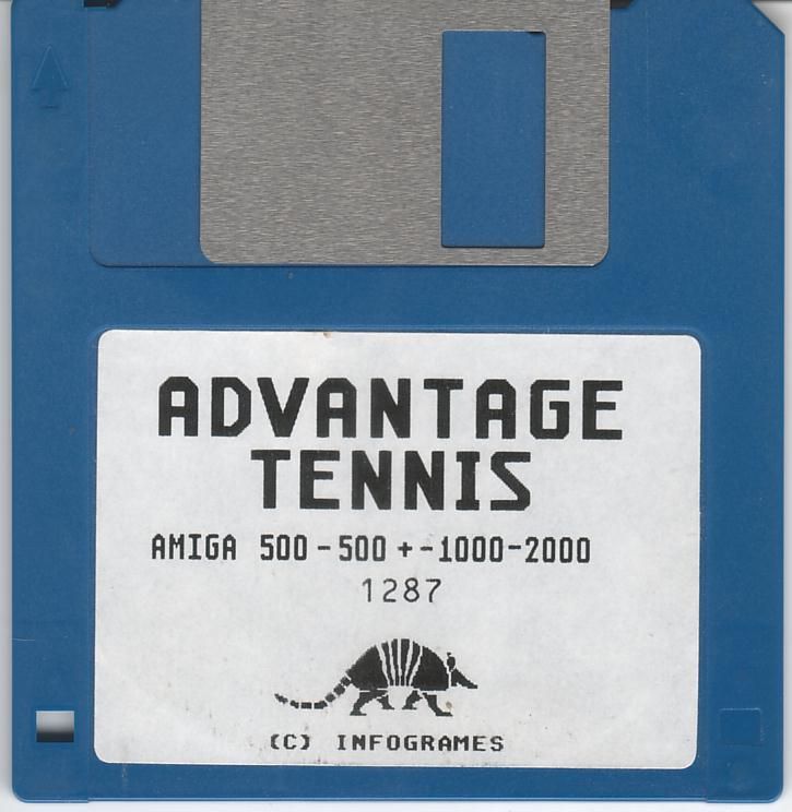Media for Advantage Tennis (Amiga)