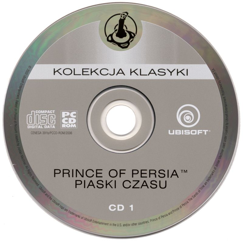Media for Prince of Persia: The Sands of Time (Windows) (Kolekcja Klasyki release): Disc 1/2