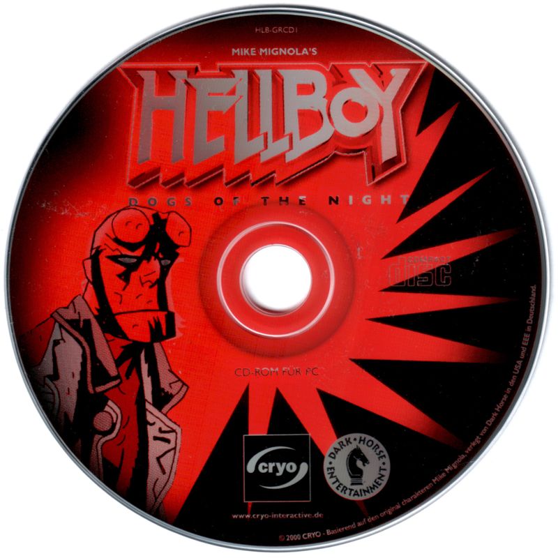 Media for Hellboy: Dogs of the Night (Windows): CD