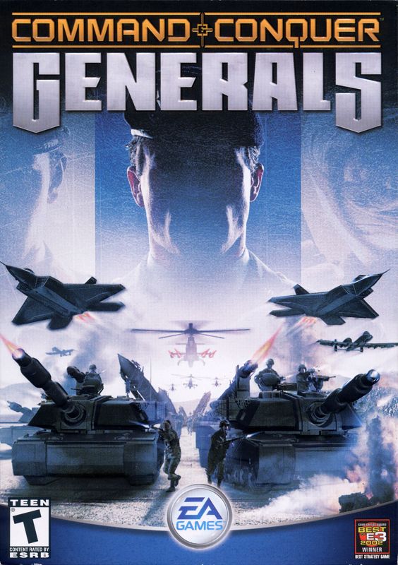 Front Cover for Command & Conquer: Generals (Windows) (USA Front)