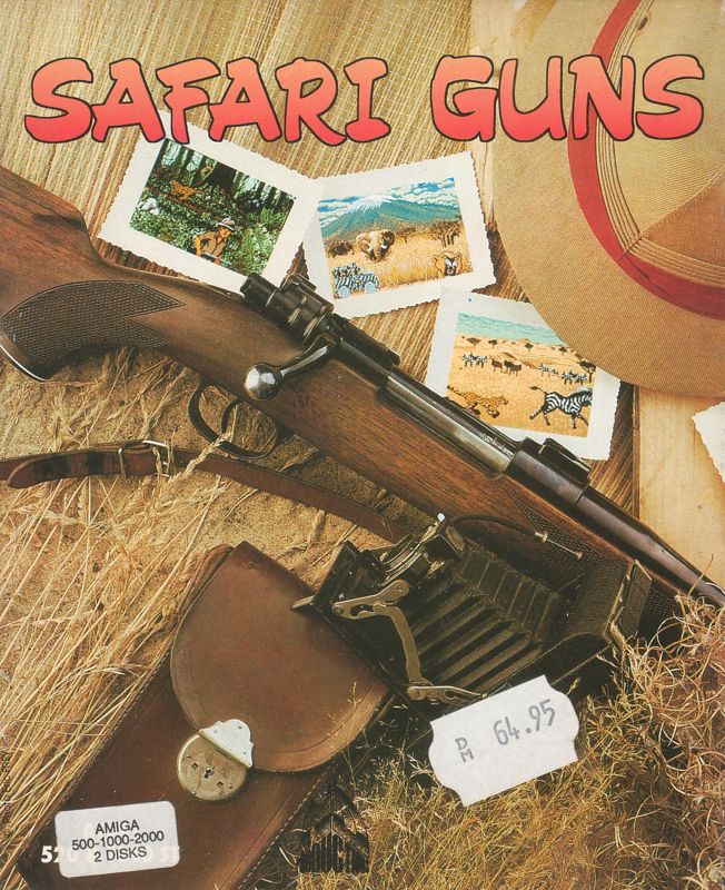 Front Cover for Safari Guns (Amiga)