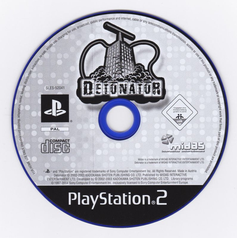Media for Detonator (PlayStation 2)