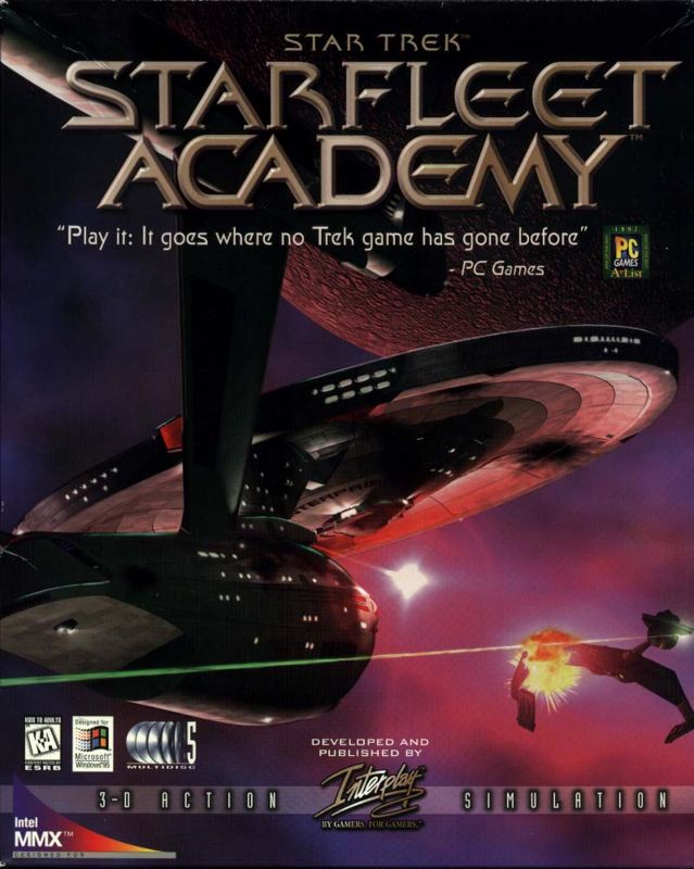 Front Cover for Star Trek: Starfleet Academy (Windows) (Second release)