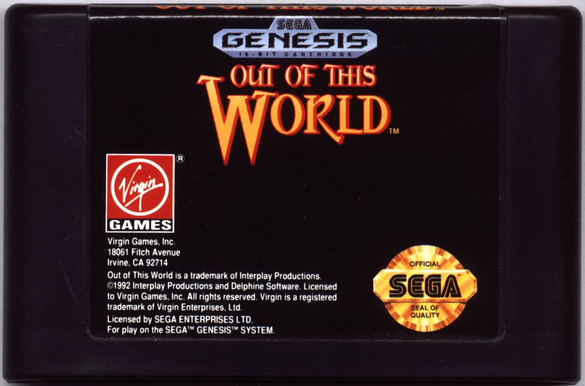 Media for Out of This World (Genesis)