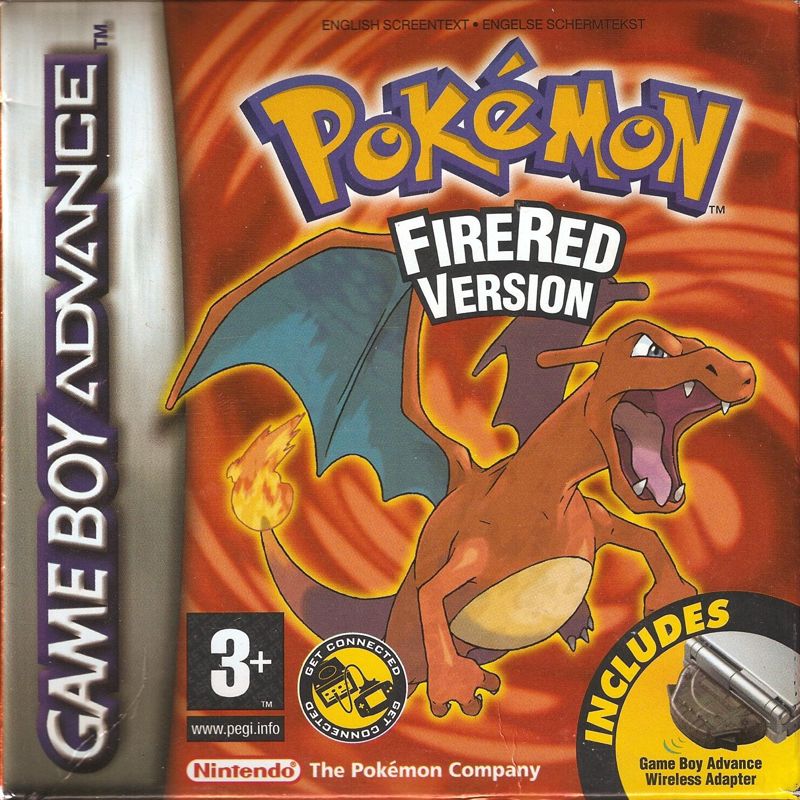 Front Cover for Pokémon FireRed Version (Game Boy Advance) (English/Dutch cover – Swedish/Danish manual)