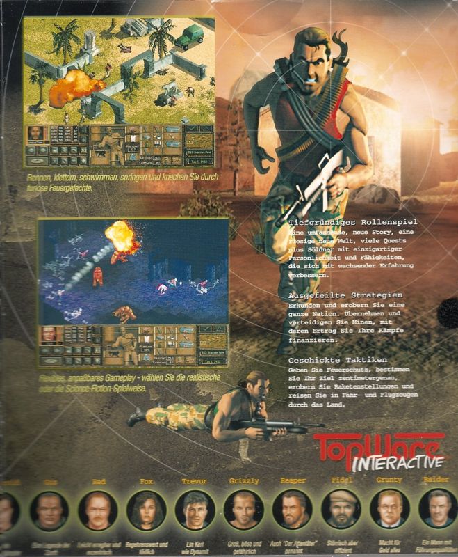 Inside Cover for Jagged Alliance 2 (Windows): Right Flap