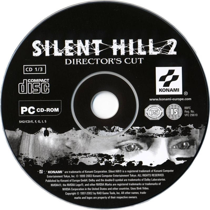 Media for Silent Hill 2: Restless Dreams (Windows): Disc 1
