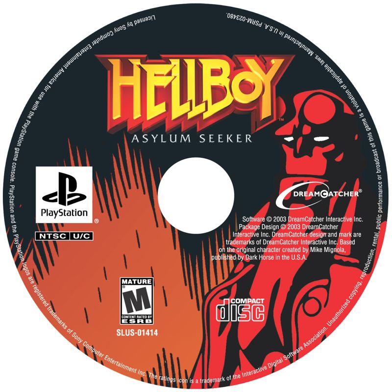 Media for Hellboy: Dogs of the Night (PlayStation)