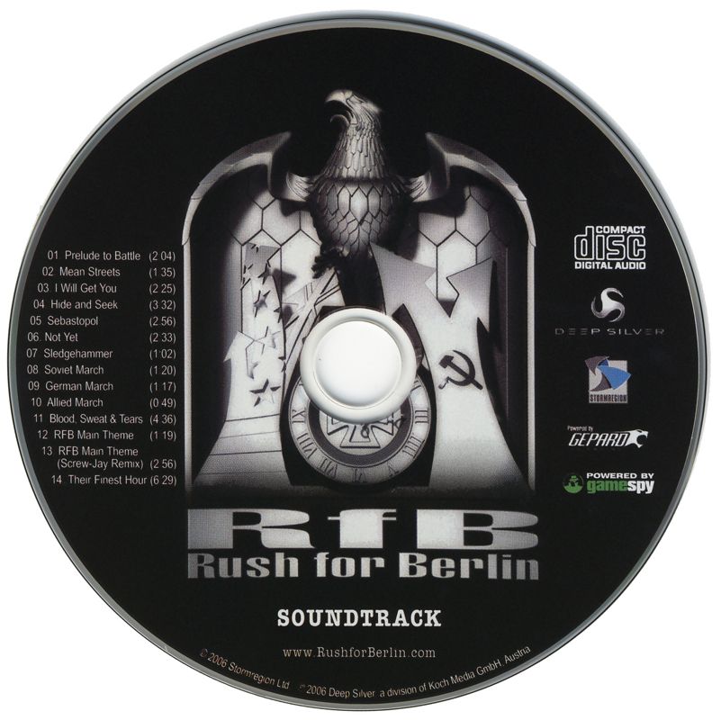 Soundtrack for Rush for Berlin (Collector's Edition) (Windows)