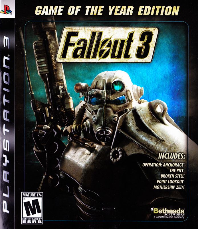 Front Cover for Fallout 3: Game of the Year Edition (PlayStation 3)