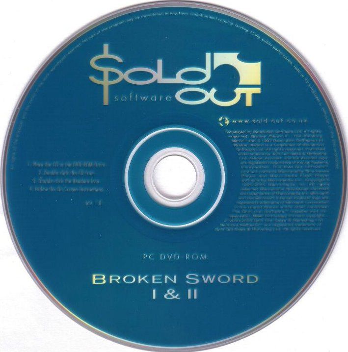 Media for Broken Sword I & II (Windows) (Sold Out Software release)