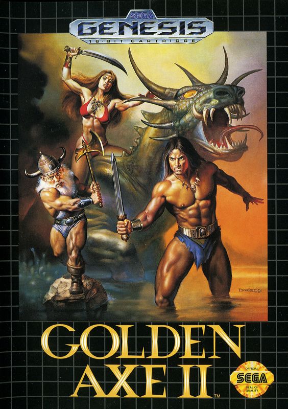 Front Cover for Golden Axe II (Genesis)