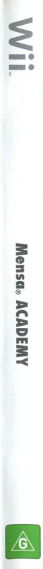 Spine/Sides for American Mensa Academy (Wii)