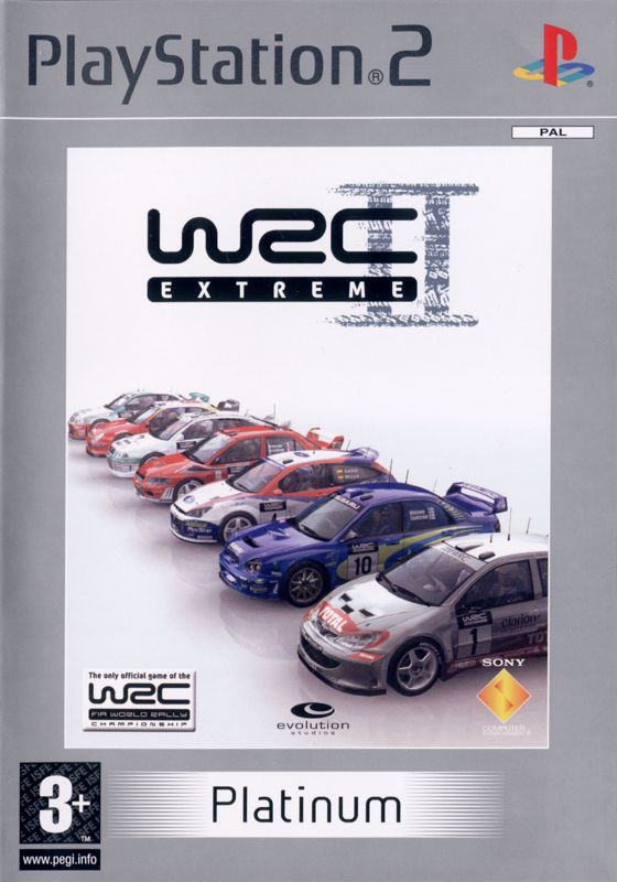 Front Cover for WRC II Extreme (PlayStation 2) (Platinum release)