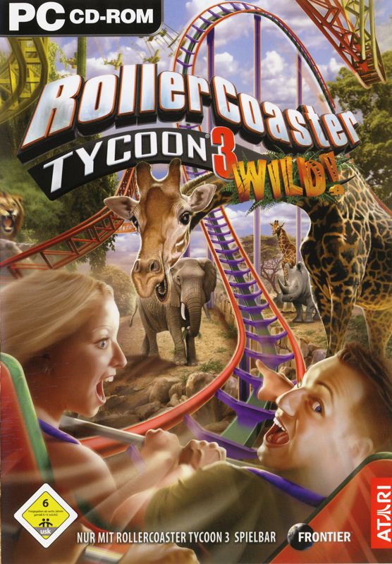 Front Cover for RollerCoaster Tycoon 3: Wild! (Windows)