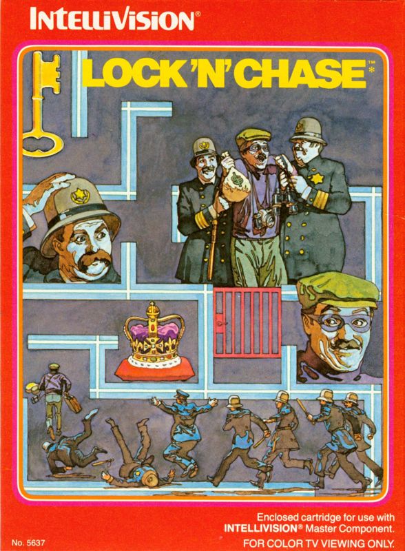 Front Cover for Lock 'n' Chase (Intellivision) (Second Release)