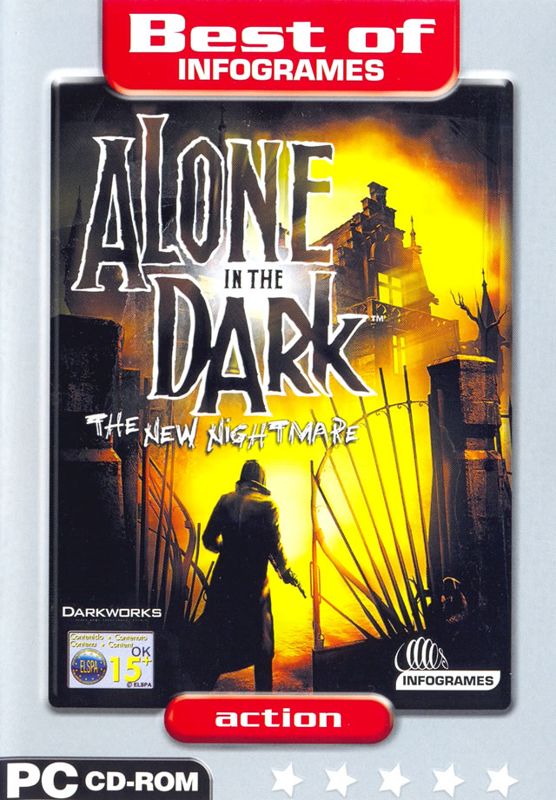 Front Cover for Alone in the Dark: The New Nightmare (Windows) (Best of Infogrames series)