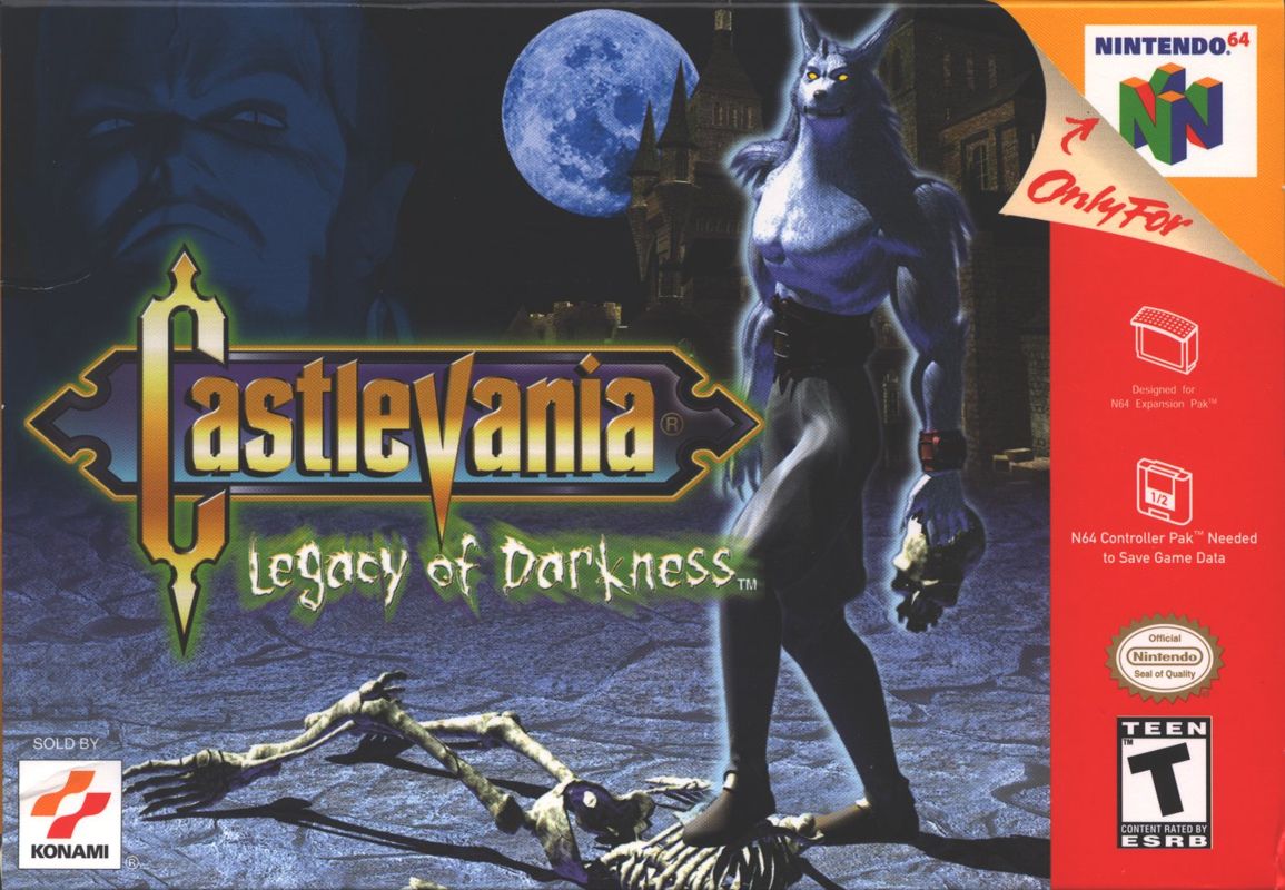 Front Cover for Castlevania: Legacy of Darkness (Nintendo 64)