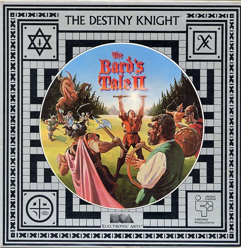 Front Cover for The Bard's Tale II: The Destiny Knight (Commodore 64)