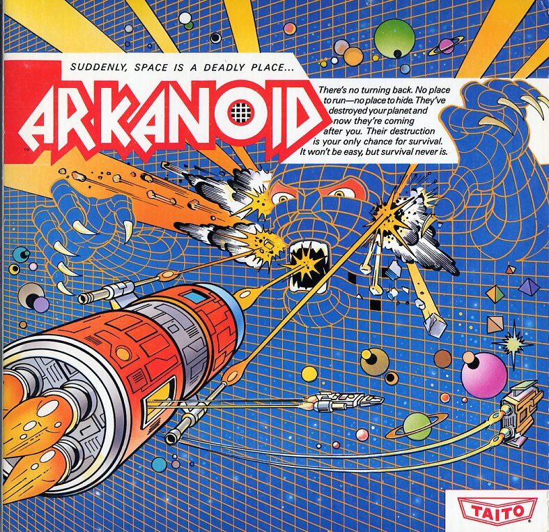 Front Cover for Arkanoid (Commodore 64)