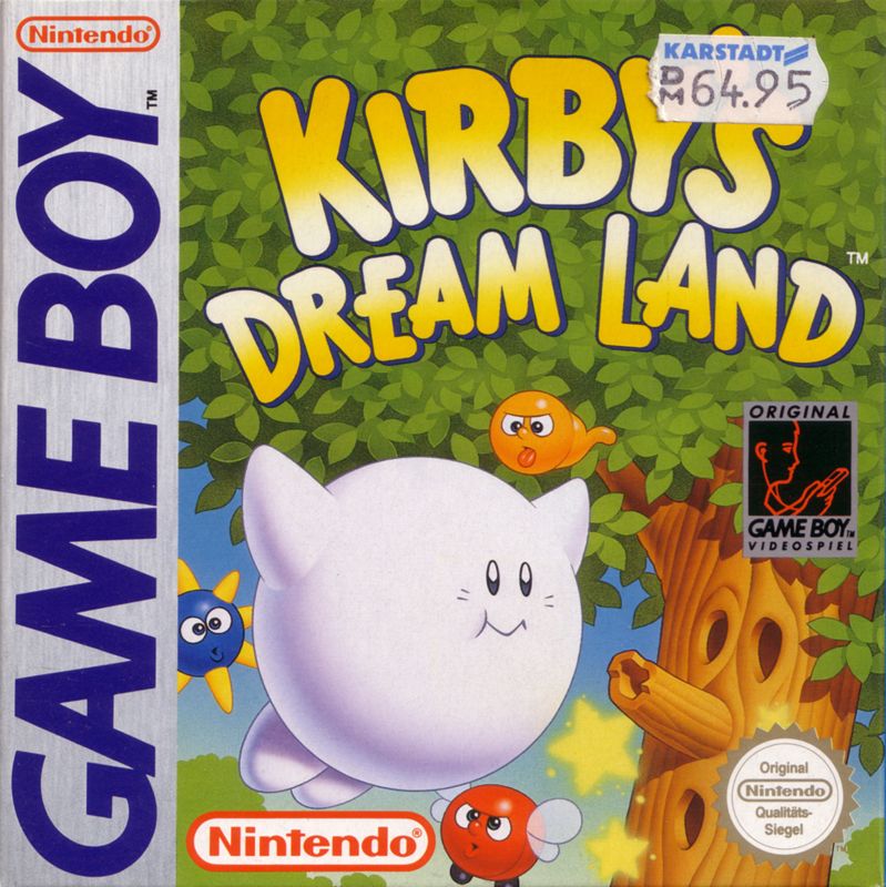 Front Cover for Kirby's Dream Land (Game Boy)