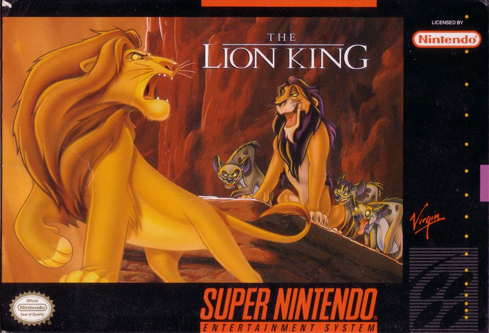 Front Cover for The Lion King (SNES)