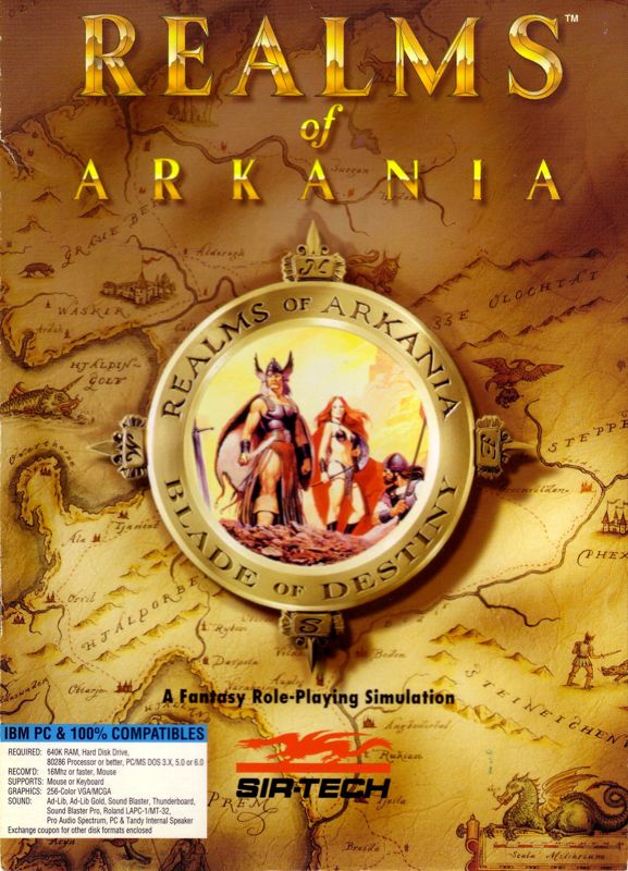 Front Cover for Realms of Arkania: Blade of Destiny (DOS)
