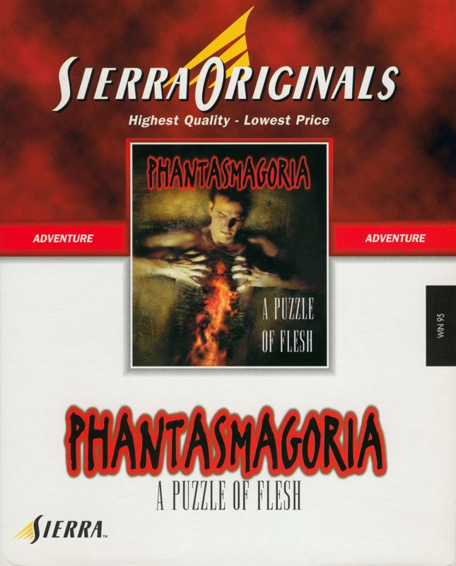 Front Cover for Phantasmagoria: A Puzzle of Flesh (DOS and Windows) (SierraOriginals release)