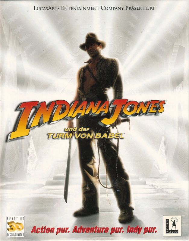 Front Cover for Indiana Jones and the Infernal Machine (Windows) (2001 re-release)