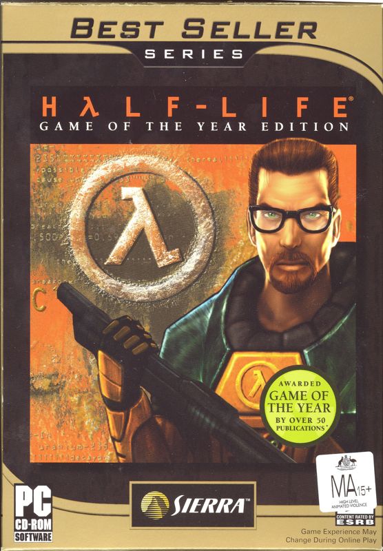 Front Cover for Half-Life: Game of the Year Edition (Windows) (BestSeller Series release)