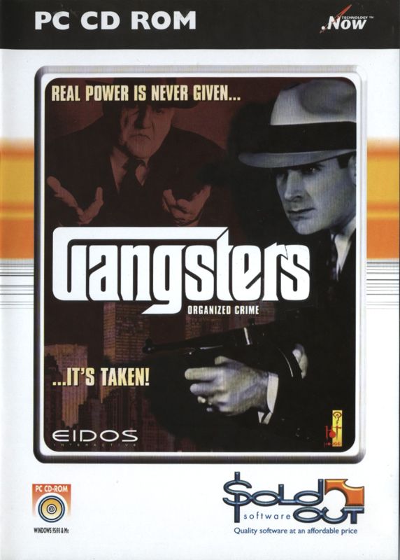 Front Cover for Gangsters: Organized Crime (Windows) (Sold Out Software release)