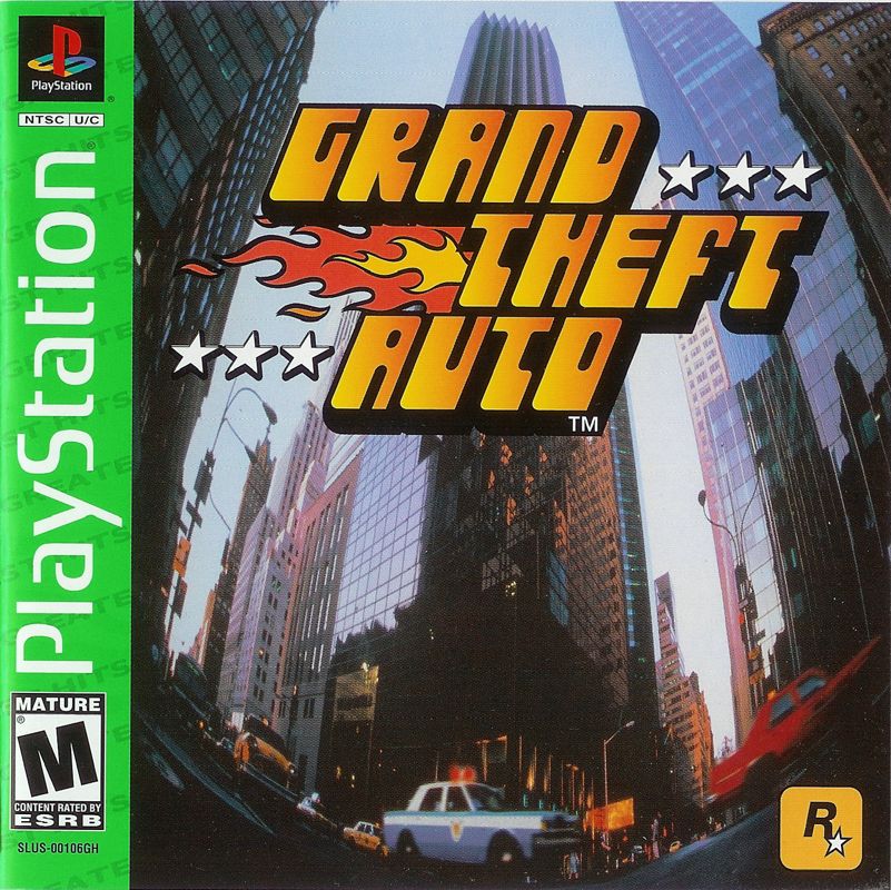 Front Cover for Grand Theft Auto (PlayStation) (Greatest Hits)
