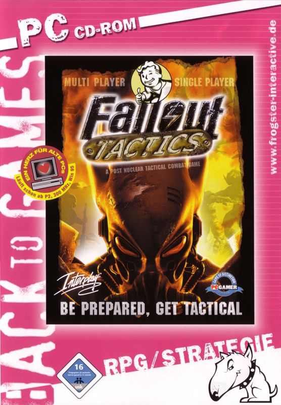 Front Cover for Fallout Tactics: Brotherhood of Steel (Windows) (Back to Games release)