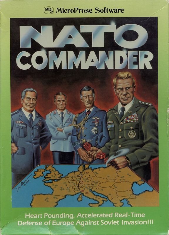 Front Cover for NATO Commander (Commodore 64)