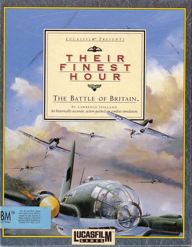 Front Cover for Their Finest Hour: The Battle of Britain (DOS)