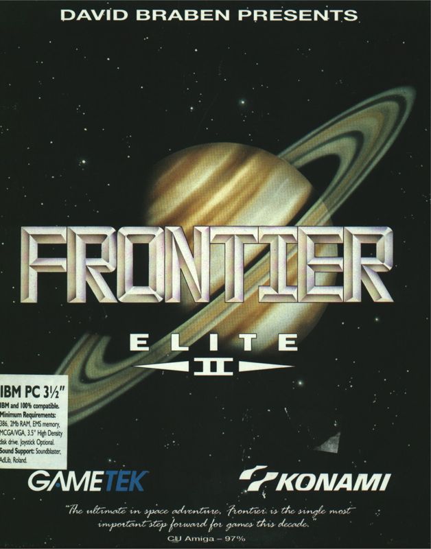 Front Cover for Frontier: Elite II (DOS)